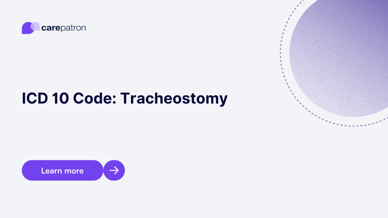 Tracheostomy ICD10CM Codes 2023